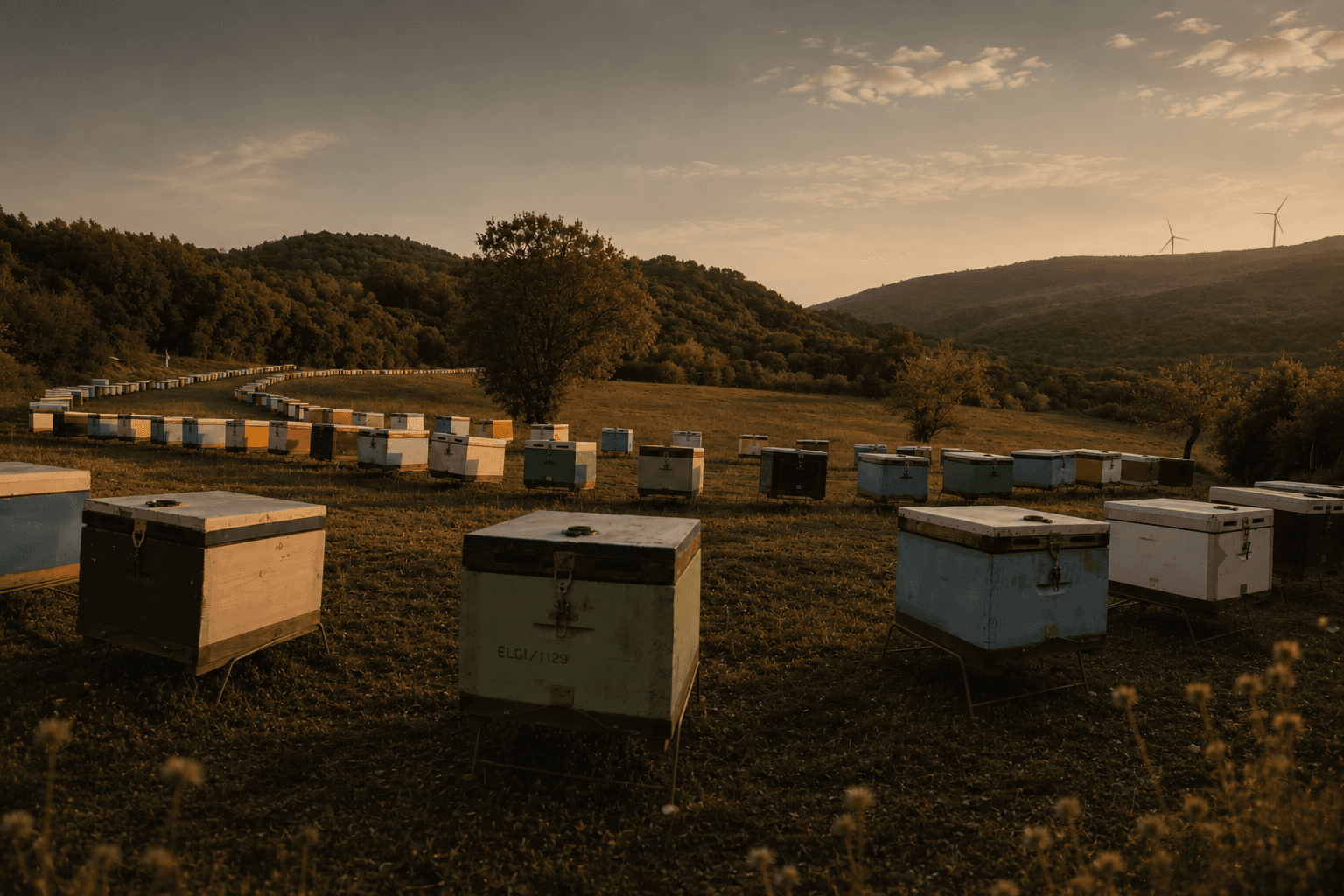 Μελίσσια στην ορεινή Ναυπακτία